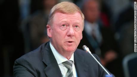 Anatoly Chubais speaks during a session at the St. Petersburg International Economic Forum in 2015. 