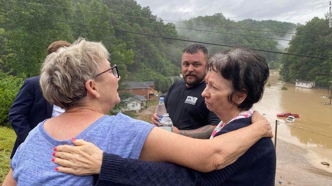 A Kentucky man rescued 5 children and 2 of his former teachers from their flooded homes after getting a message asking for help