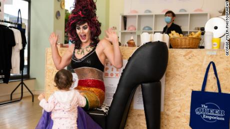 Samuels, who plays Aida H Dee on Drag Queen Story Hour, told CNN that some of the young attendees at her event find the 