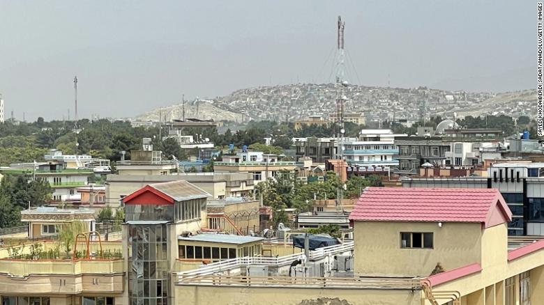 A view of the neighborhood where Zawahiri was killed by US drone strike in Kabul, Afghanistan.