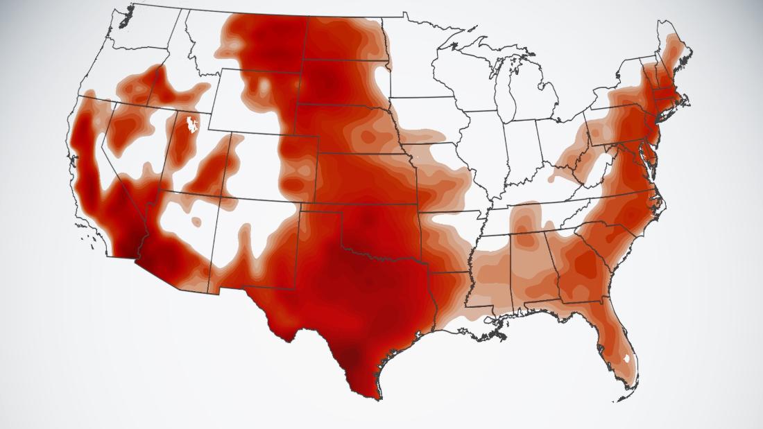 Weather forecast: Oppressive heat for the central and southern US – CNN Video