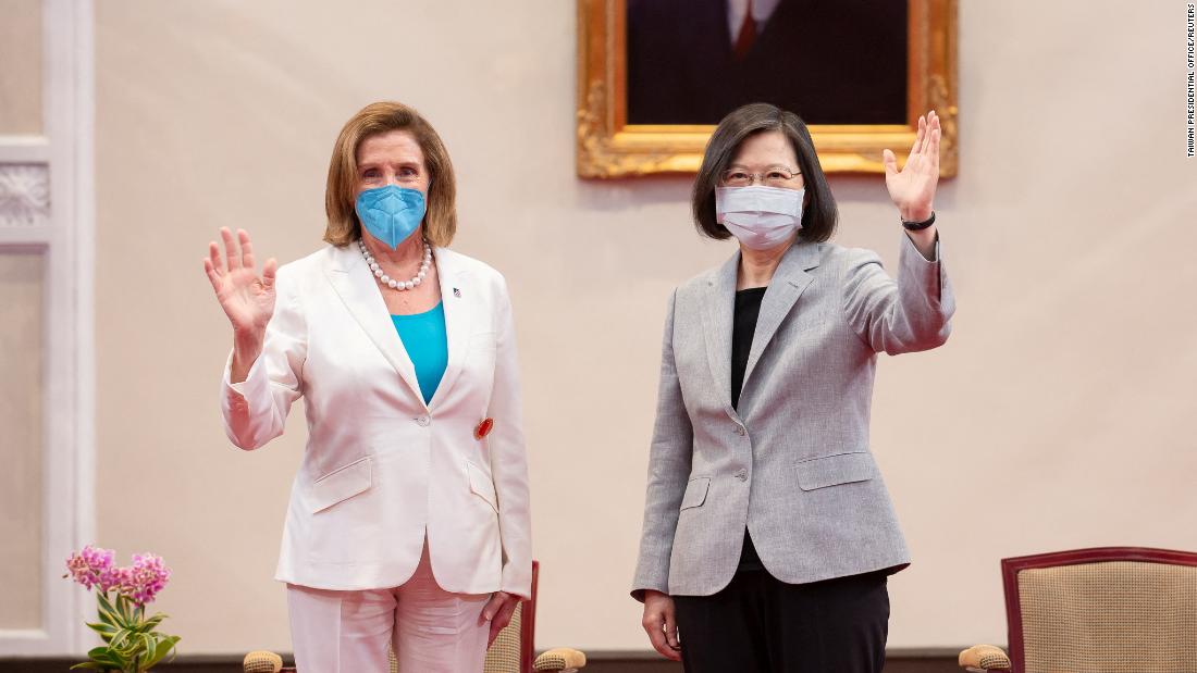 Pelosi says her visit makes it 'unequivocally clear' US will not abandon Taiwan