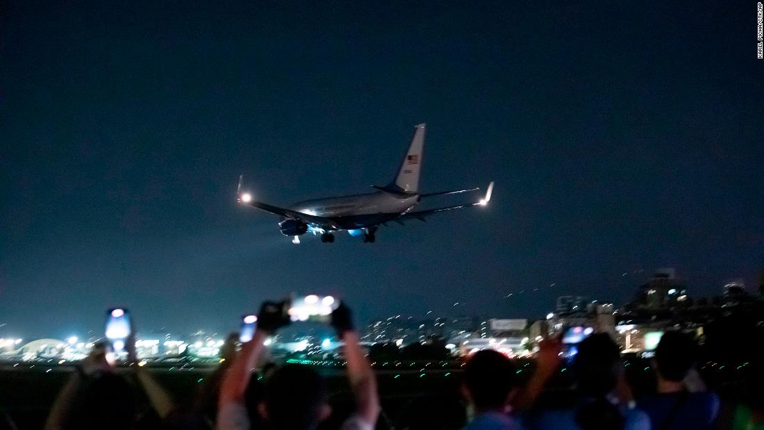 Pelosi’s flight to Taiwan was the most-tracked of all time, Flightradar 24 says