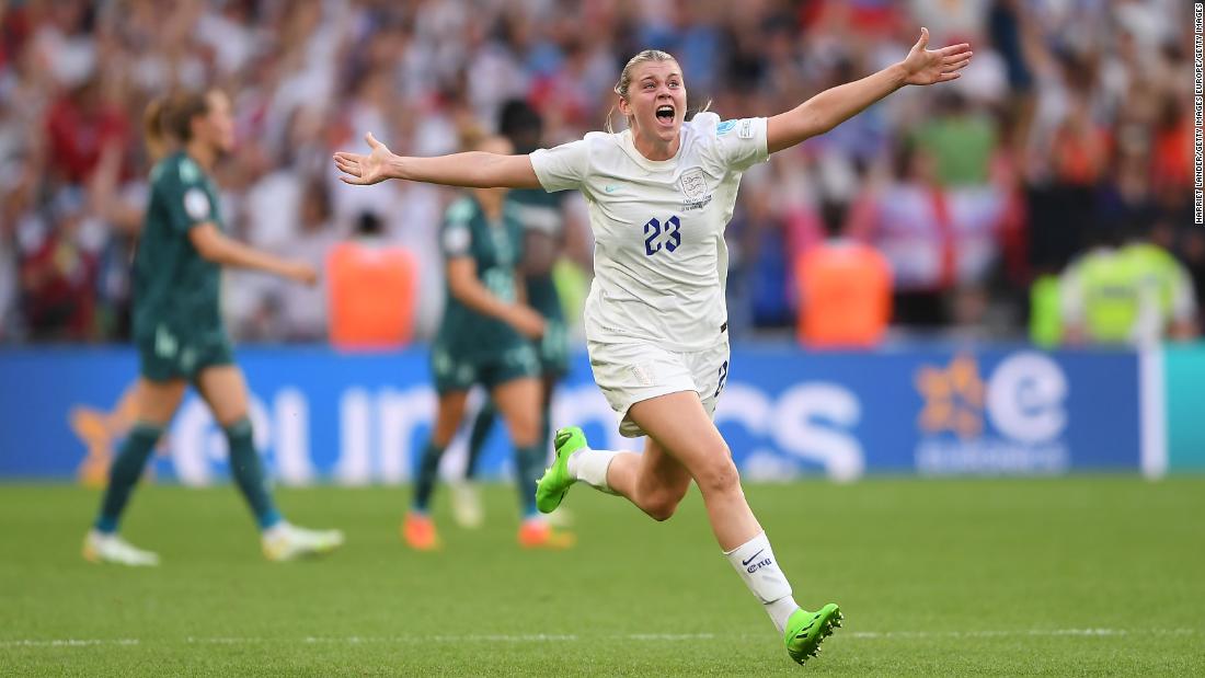 Alessia Russo on England’s ‘surreal’ Euro 2022 win and her ‘one time miracle goal’