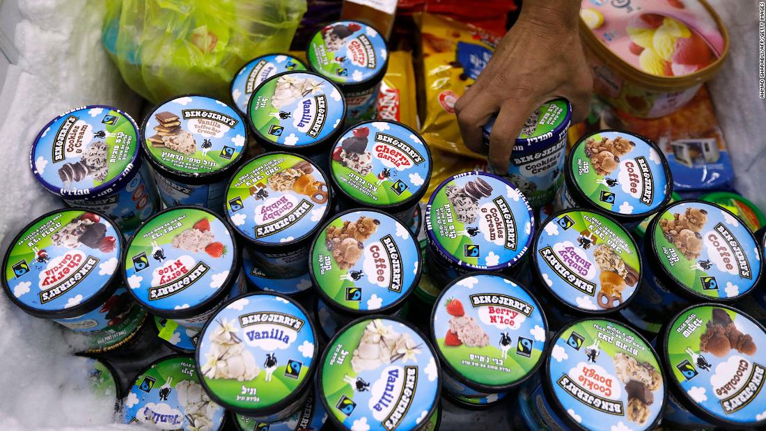 Read more about the article Ben & Jerry’s says Unilever froze directors’ salaries over Israel – CNN