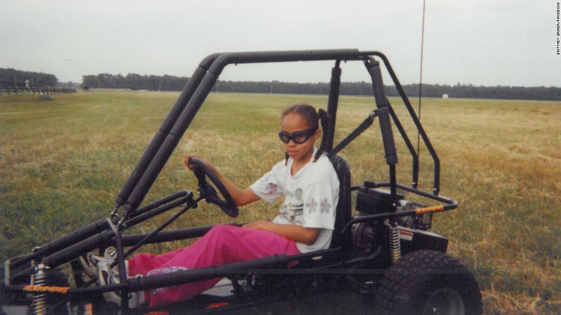 Griner is on a four-wheeler in 7th grade.