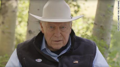 Dick Cheney calls Donald Trump a coward in an ad for his daughter&#39;s campaign. 