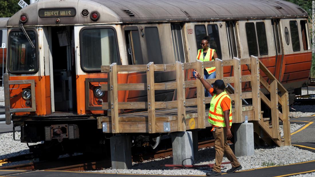 Boston subway line that caught fire last month will shut down for 30 days to undergo repairs