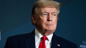 UNITED STATES - JULY 26: Former President Donald Trump addresses the America First Policy Institute&#39;s America First Agenda Summit at the Marriott Marquis on Tuesday, July 26, 2022.