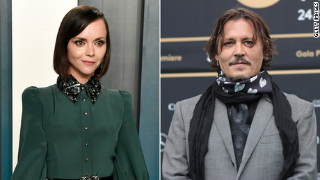 Christina Ricci, left, says Johnny Depp explained homosexuality to her &quot;in the simplest terms&quot; when she was 9. 