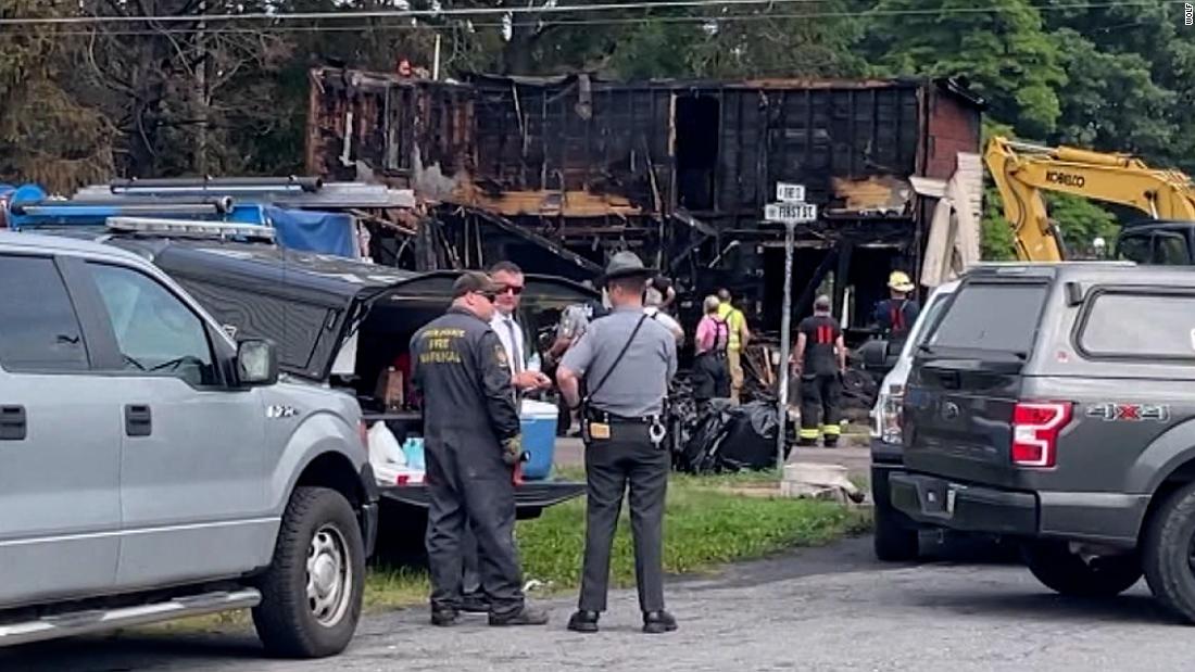 10 people — including three children — were killed in a house fire in Pennsylvania, state police say