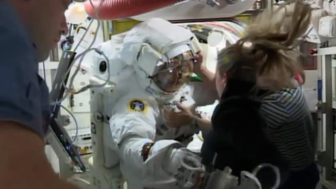 NASA review underway after water leaks into astronaut's helmet