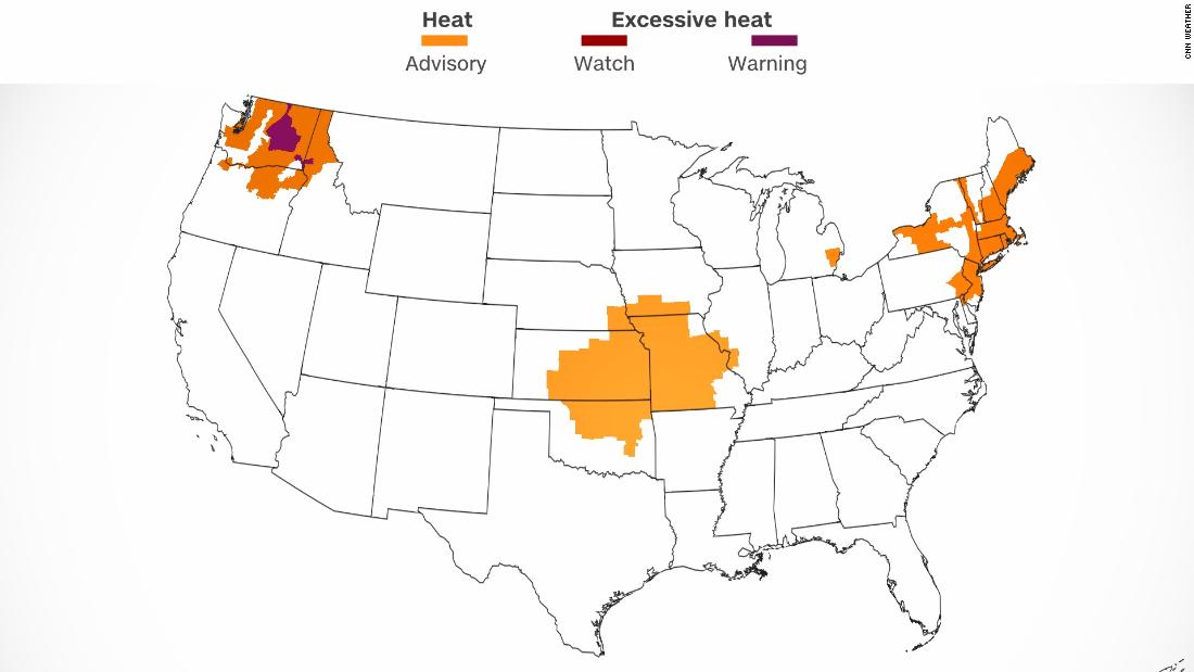 Over 70 million Americans will swelter under heat alerts while 14 million people face the risk of flooding