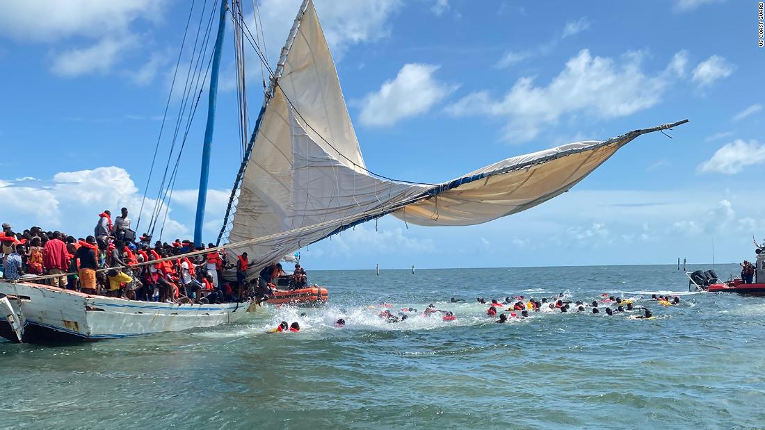 Hundreds of Haitian and Cuban migrants in custody after landing on or near Florida coast, US official says