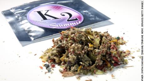 Synthetic marijuana, also known as K2.