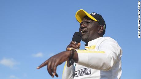 William Ruto was declared the winner of Kenya's presidential vote amid chaos at the polling centre 