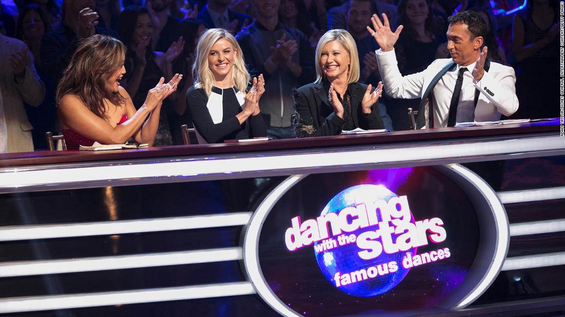 Newton-John appears on an episode of &quot;Dancing With the Stars&quot; in 2015.