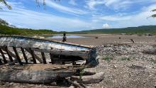 A boat in La Gonave, Haiti.