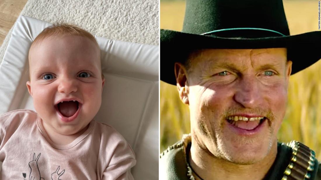 Woody Harrelson finds his look-alike. She’s a 9-month-old – CNN Video