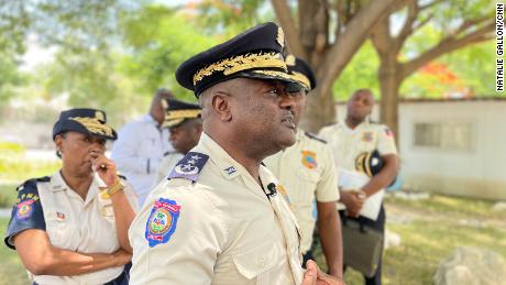 Haiti polis teşkilatının Genel Müdürü Frantz Elbe.