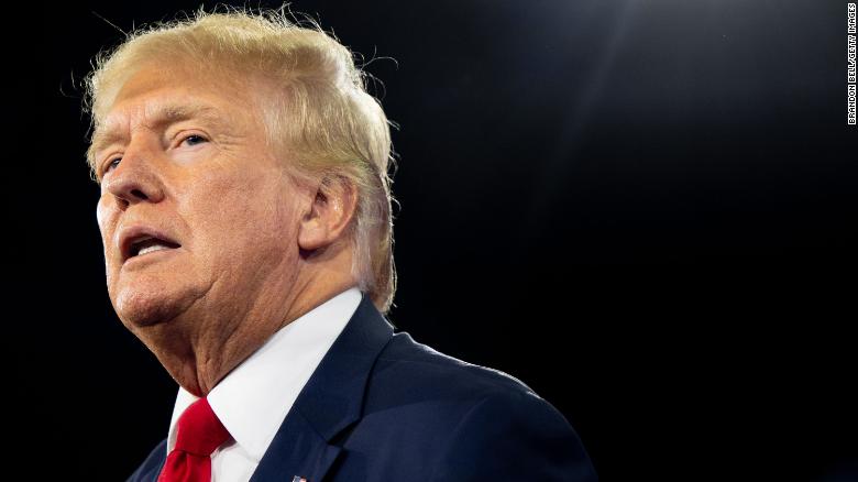 Former President Donald Trump speaks at the Conservative Political Action Conference (CPAC) in Dallas on August 6, 2022. 