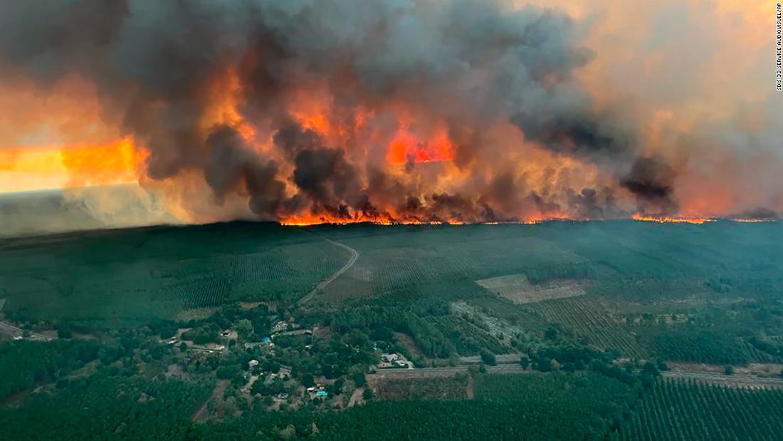 France calls on companies to relieve employees enlisted as firefighters to battle blazes