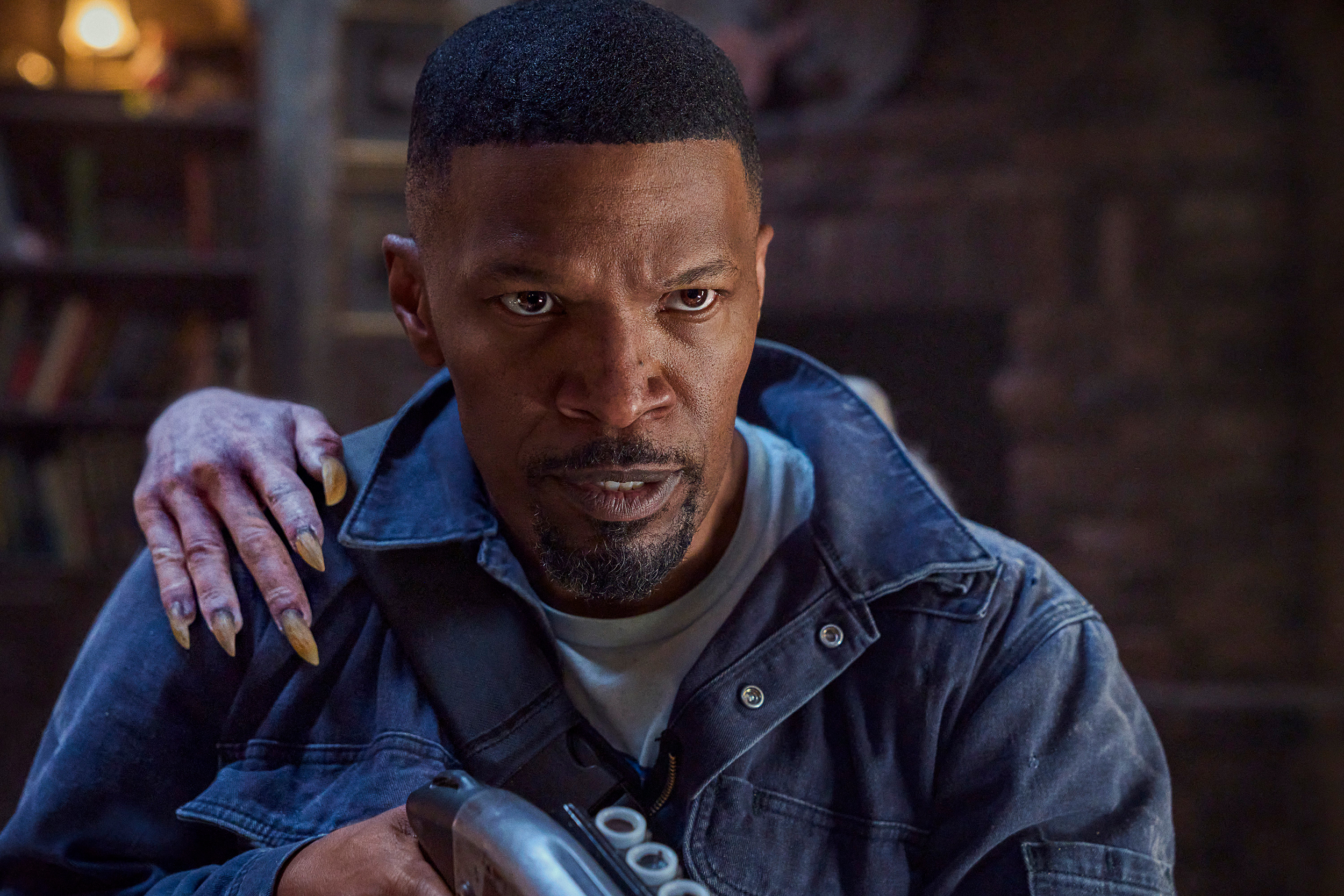 Jamie Foxx rises again as dad, the vampire hunter, in Netflix’s dreary ‘Day Shift’