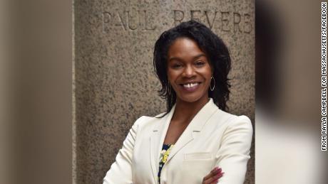 Rayla Campbell, candidate for secretary of state in Massachusetts.
