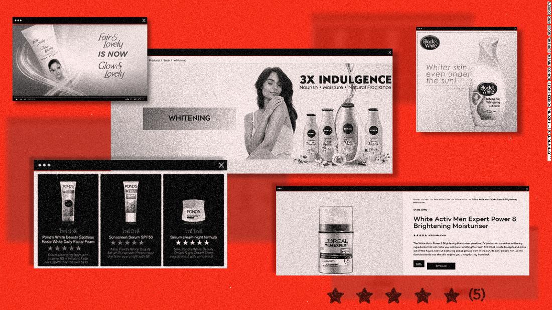 After rebranding in the West, many beauty companies are still offering to 'whiten' skin elsewhere