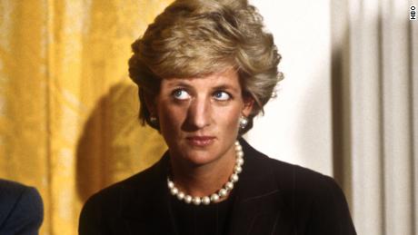 Princess Diana at a 1996 White House event, as seen in HBO&#39;s &#39;The Princess.&#39;