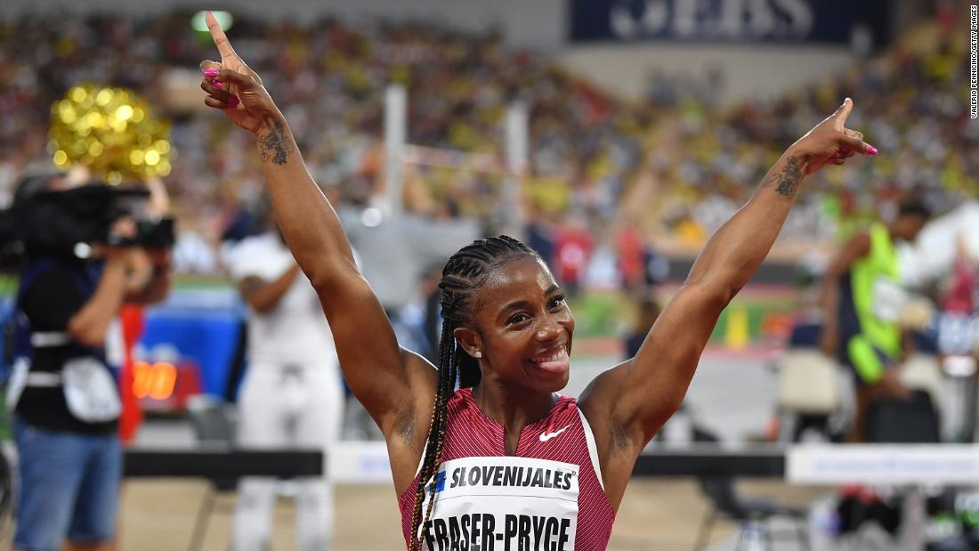 Shelly-Ann Fraser-Pryce runs world-leading 100m time, her record sixth race under 10.7 seconds this season