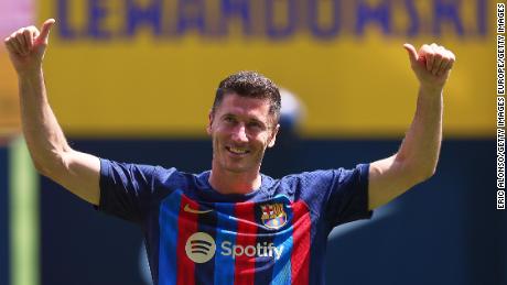 Robert Lewandowski is one of three high-profile signings Barcelona has made this summer.