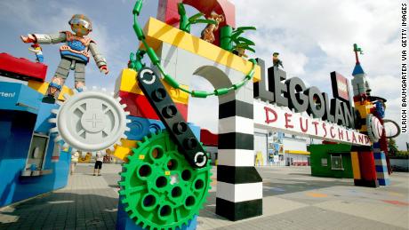 File photograph of the entrance to Legoland in Günzburg, Germany. 