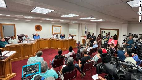 Residents press the Uvalde City Council on Tuesday about the police response to the Robb Elementary massacre.