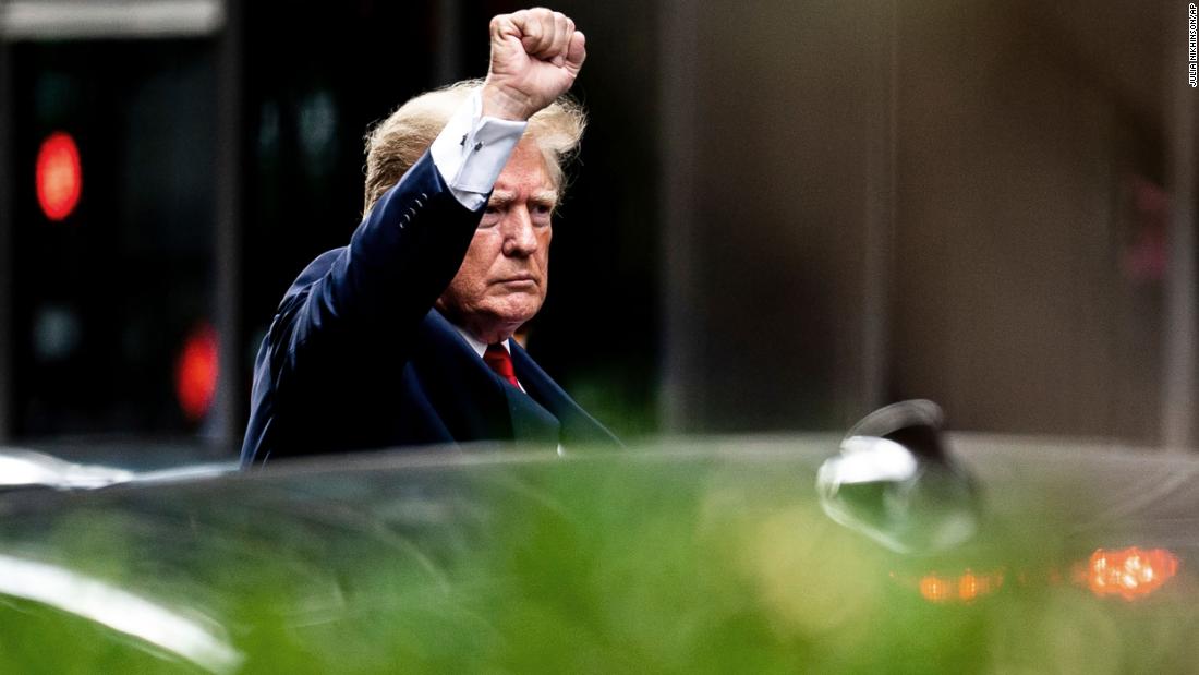 Trump gestures as he departs Trump Tower in New York in August 2022. He was on his way to the New York attorney general&#39;s office, where &lt;a href=&quot;https://www.cnn.com/2022/08/10/politics/trump-deposition-ny-attorney-general/index.html&quot; target=&quot;_blank&quot;&gt;he invoked the Fifth Amendment&lt;/a&gt; at a scheduled deposition. Trump was to be deposed as part of a more than three-year civil investigation into whether the Trump Organization misled lenders, insurers and tax authorities by providing them misleading financial statements. Trump and the Trump Organization have previously denied any wrongdoing.