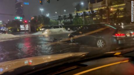 Rain pours into some Las Vegas casinos and floods streets in the wettest monsoon season in a decade 