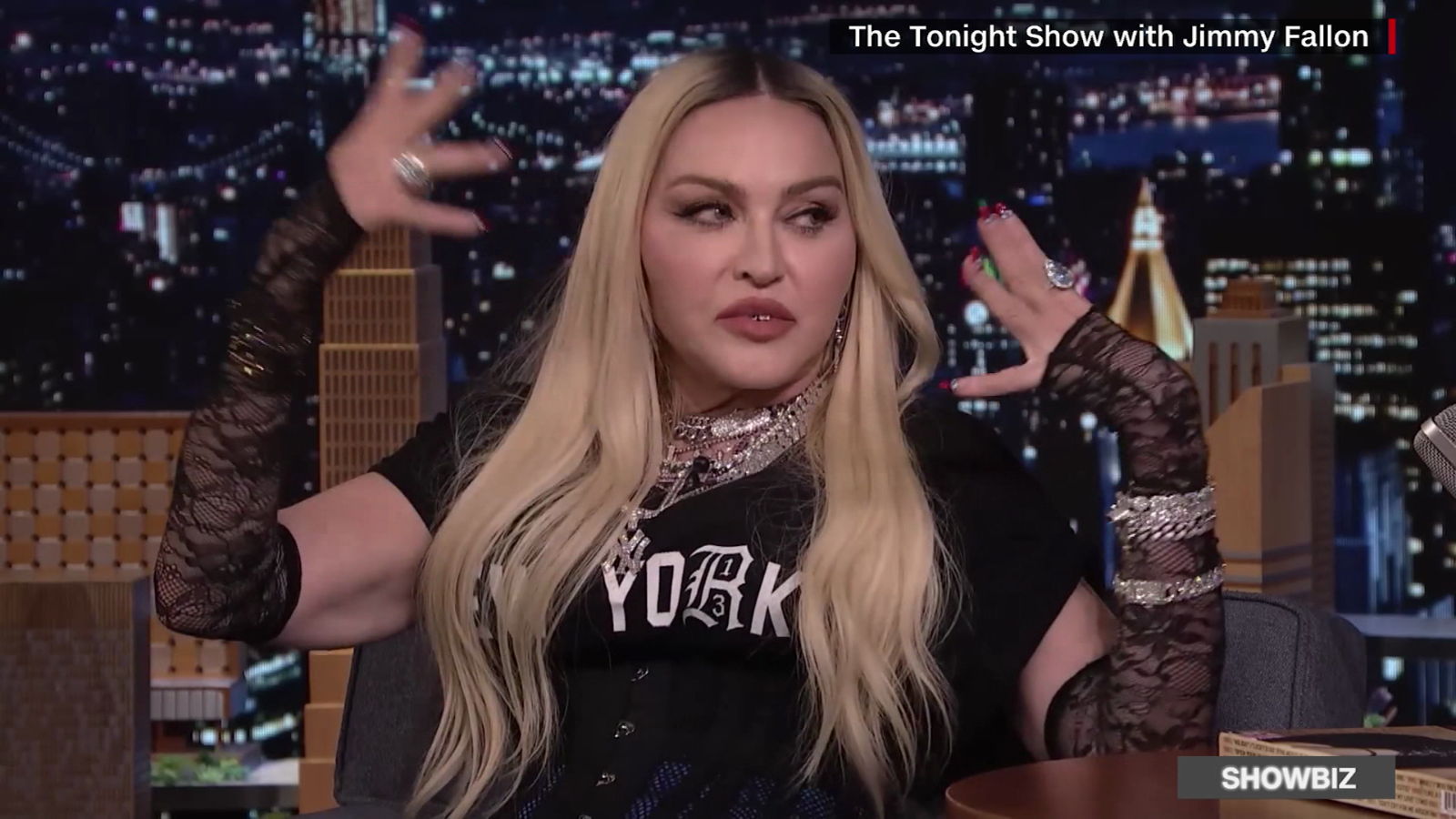 Madonna le muestra a Jimmy Fallon su nueva dentadura CNN Video