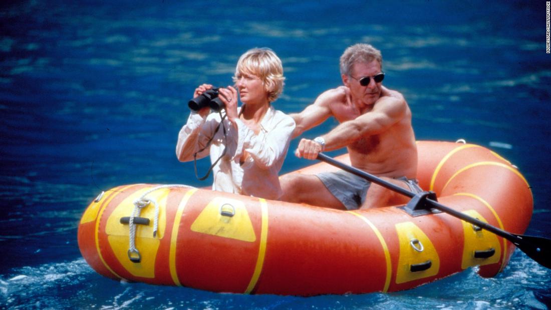 Heche stars with Harrison Ford in the 1998 film &quot;Six Days, Seven Nights.&quot;