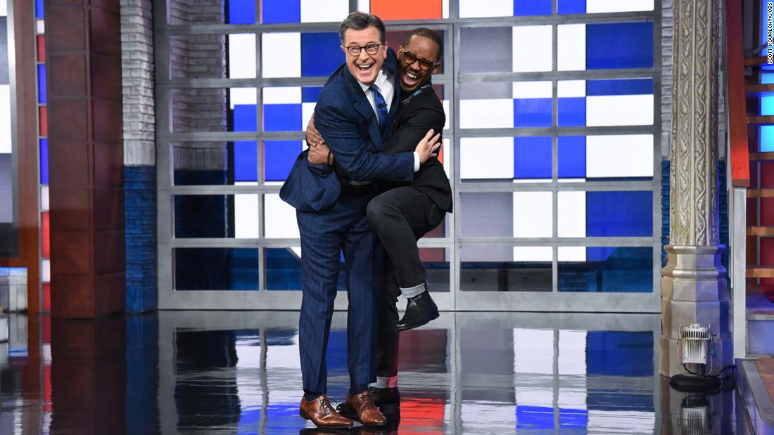 Stephen Colbert announces Louis Cato as new band leader on 'The Late Show'