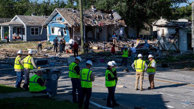 As Indiana authorities work to determine cause of deadly house explosion, utility company reports no natural gas leaks