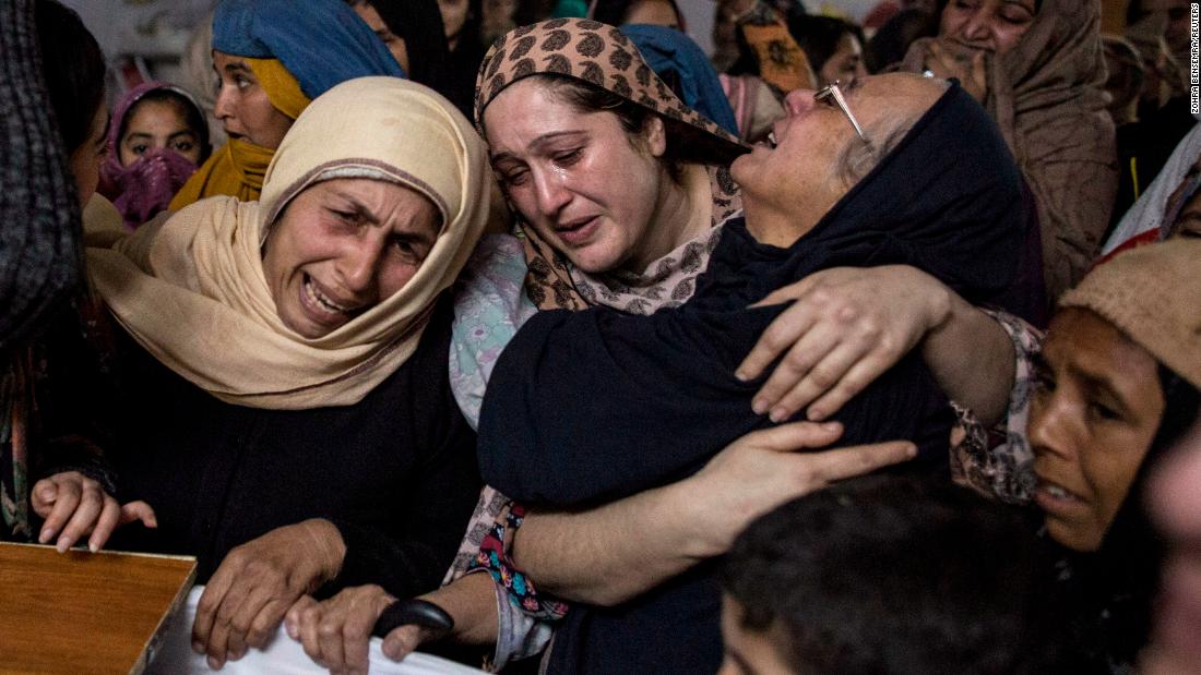 Women mourn their relative Mohammed Ali Khan, 15, a student who was killed during an attack by Taliban gunmen on the Army Public School, at his house in Peshawar on December 16, 2014. Taliban gunmen in Pakistan killed 145 children during an attack on a school in the northwestern city of Peshawar. 