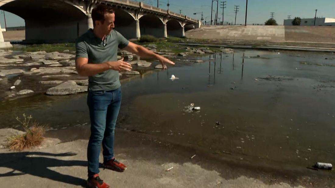 Watch: CNN reporter shows impact drought has had on California river – CNN Video