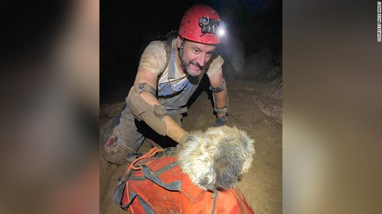 A missing dog was finally found -- 500 feet underground in an intricate cav...