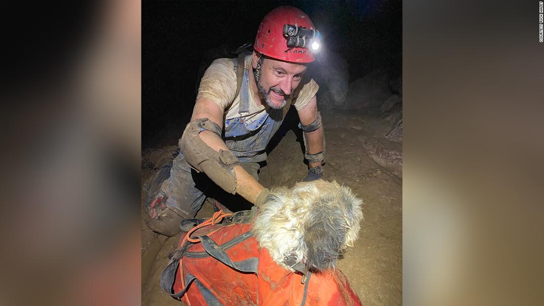 A missing dog was finally found -- 500 feet underground in an intricate cave system 