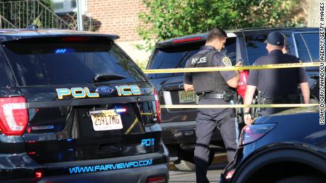 BUT view from round of    in home of    Hadi Matar as FBI members and local police are being carried. out Search, in Fairview, New Jersey, USA on August 13, 2022