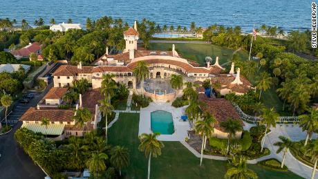 An aerial view of former President Donald Trump&#39;s Mar-a-Lago estate is seen Wednesday, Aug. 10, 2022, in Palm Beach, Fla. Court papers show that the FBI recovered documents  labeled &quot;top secret&quot; from former President Donald Trump&#39;s Mar-a-Lago estate in Florida. (AP Photo/Steve Helber)