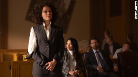 Tatiana Maslany as Jennifer Walters deals with life as a single professional with superpowers in &quot;She-Hulk: Attorney At Law.&quot;