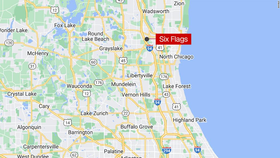 Three injured in shooting at Six Flags Great America in Illinois – CNN