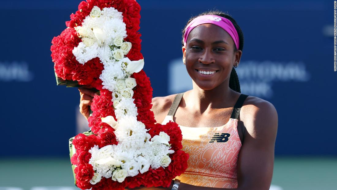 Coco Gauff reaches the top of the women's doubles rankings with Canadian Open victory