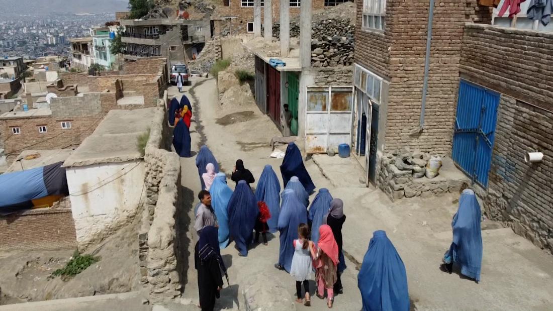 See what life is like for women and children in Kabul under Taliban rule
